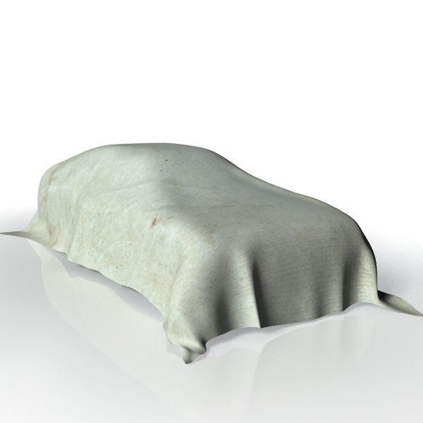 sedan cover 3d model - covered sedan by shadesofreal